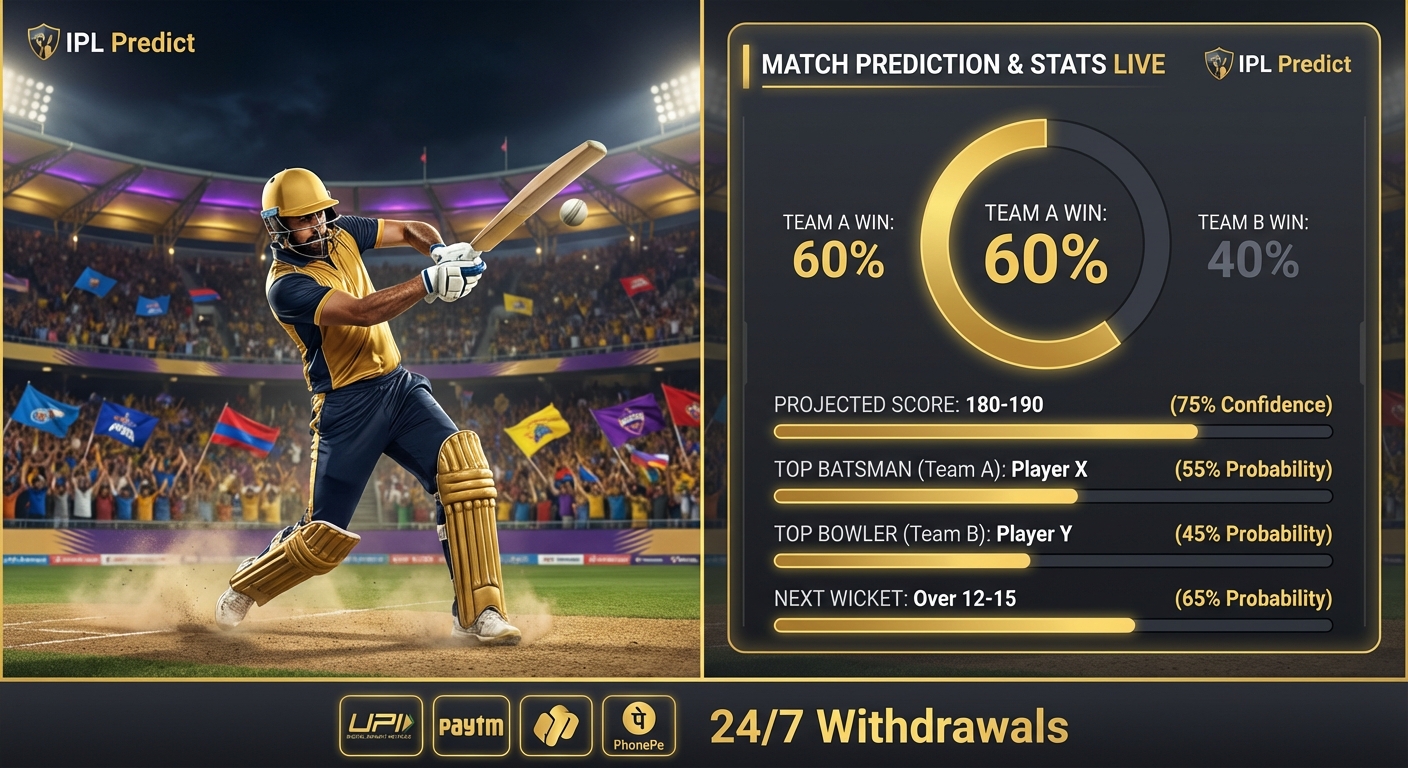 IPL match prediction live odds